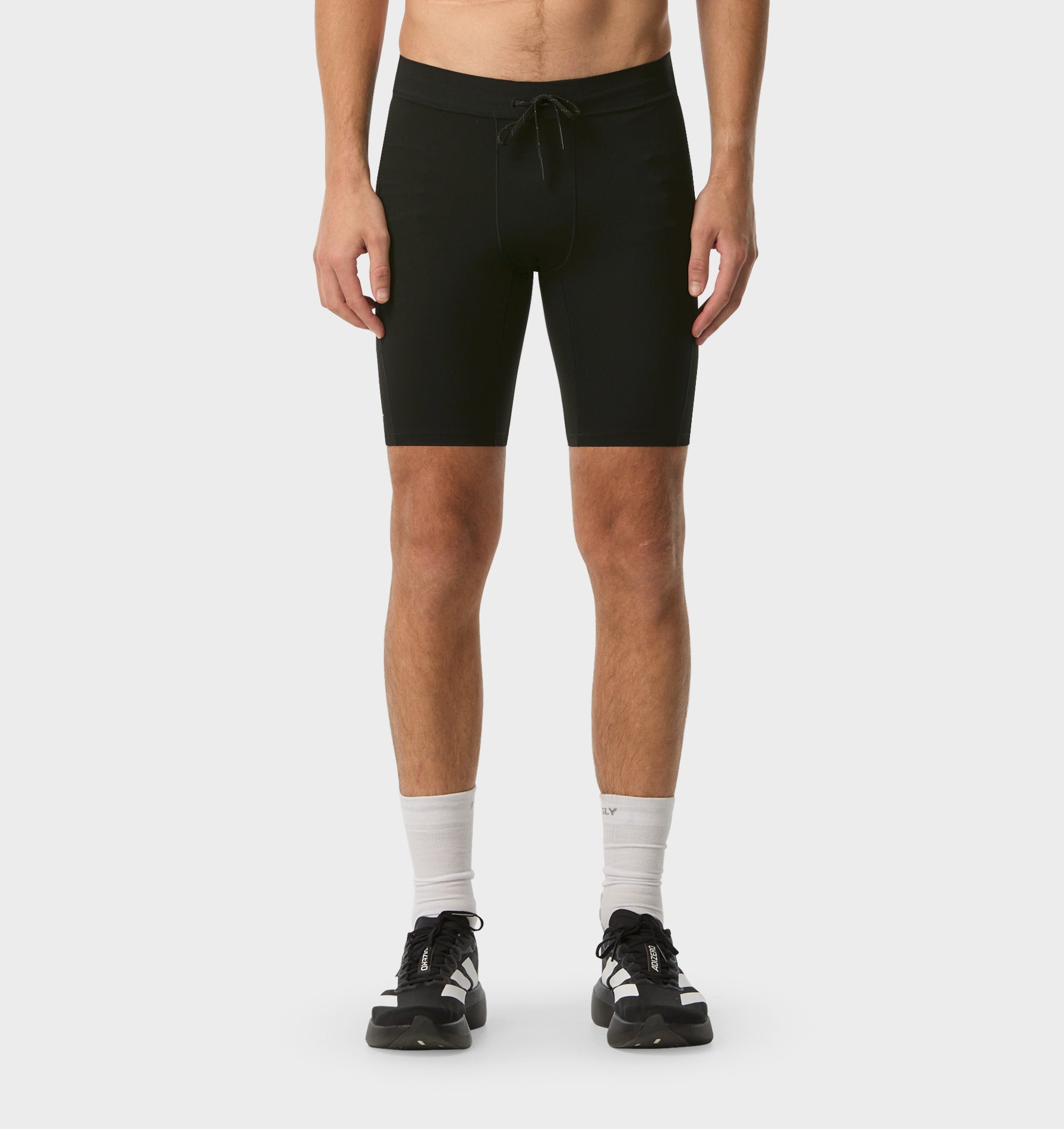 Leo Performance Lined Half Tight - Black