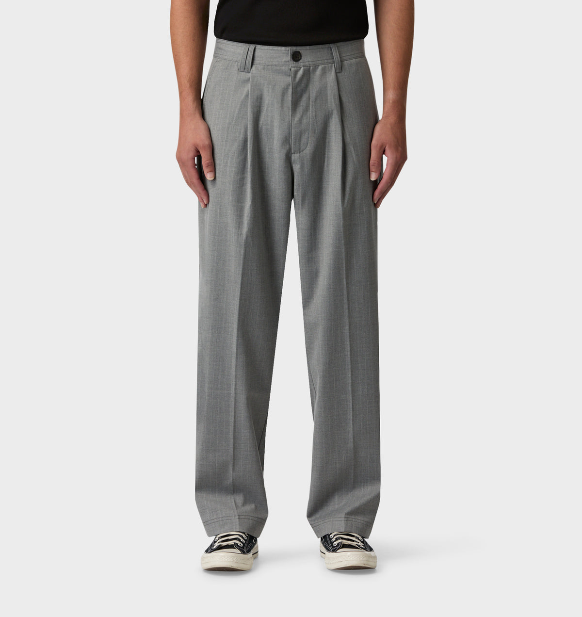 Winston Pant - Grey Pinstripe