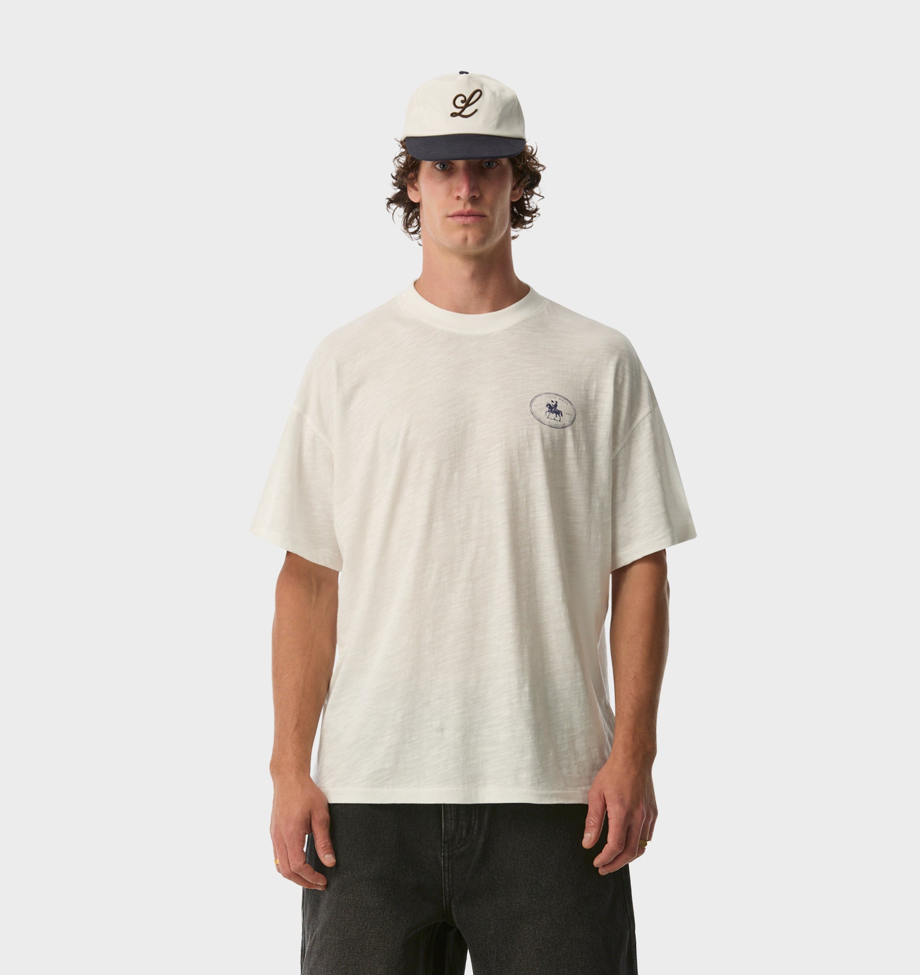 Stampede Slub Box Tee 2.0 - White