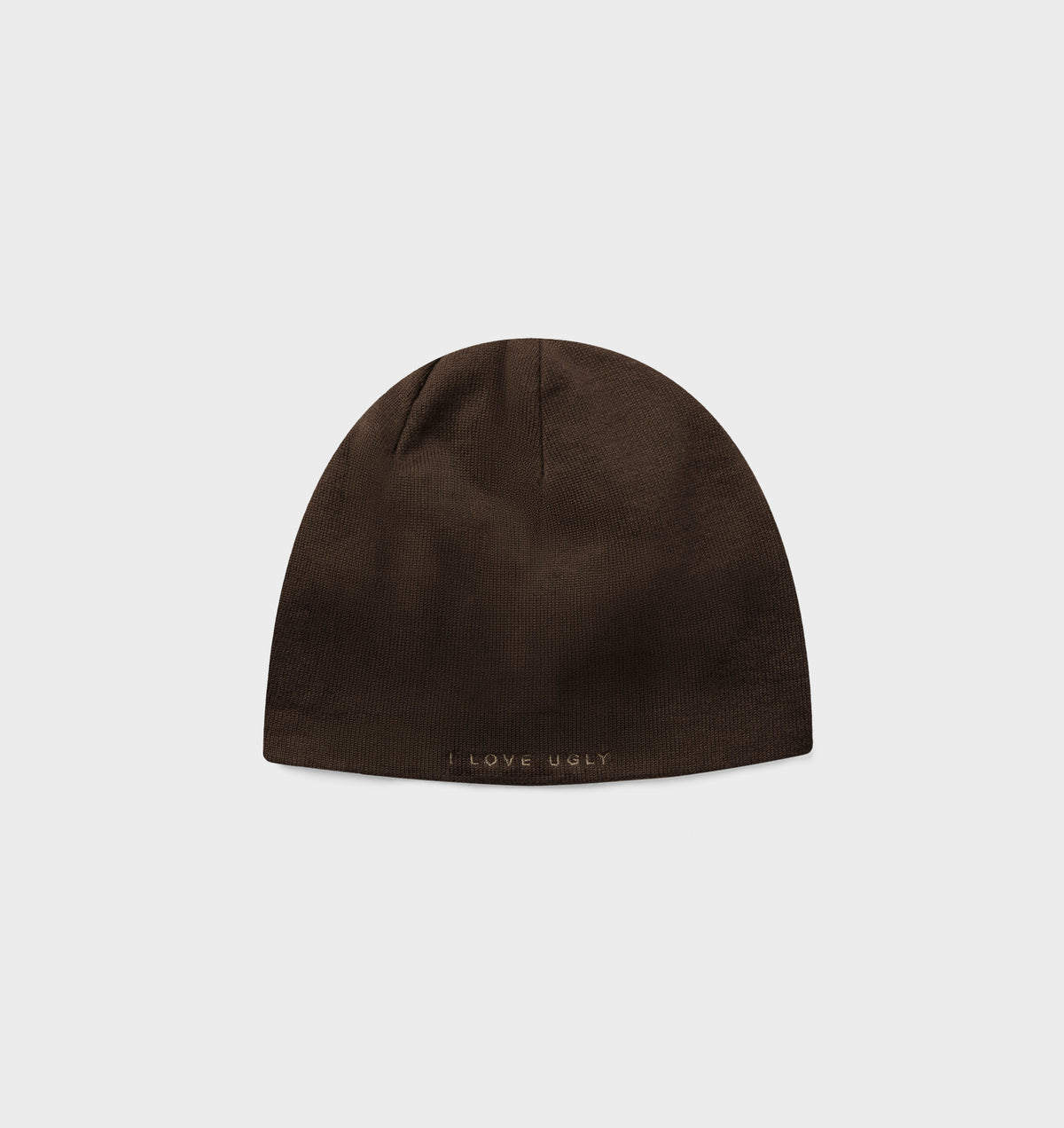 ILU Skull Beanie - Brown