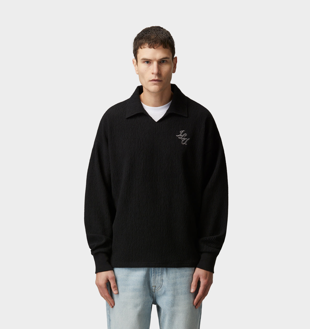 Josiah LS Polo - Black