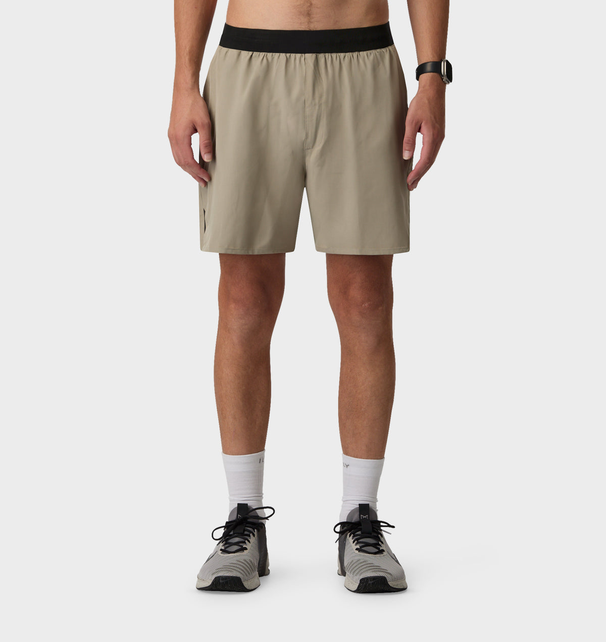 Active 5 Inch Short - Taupe