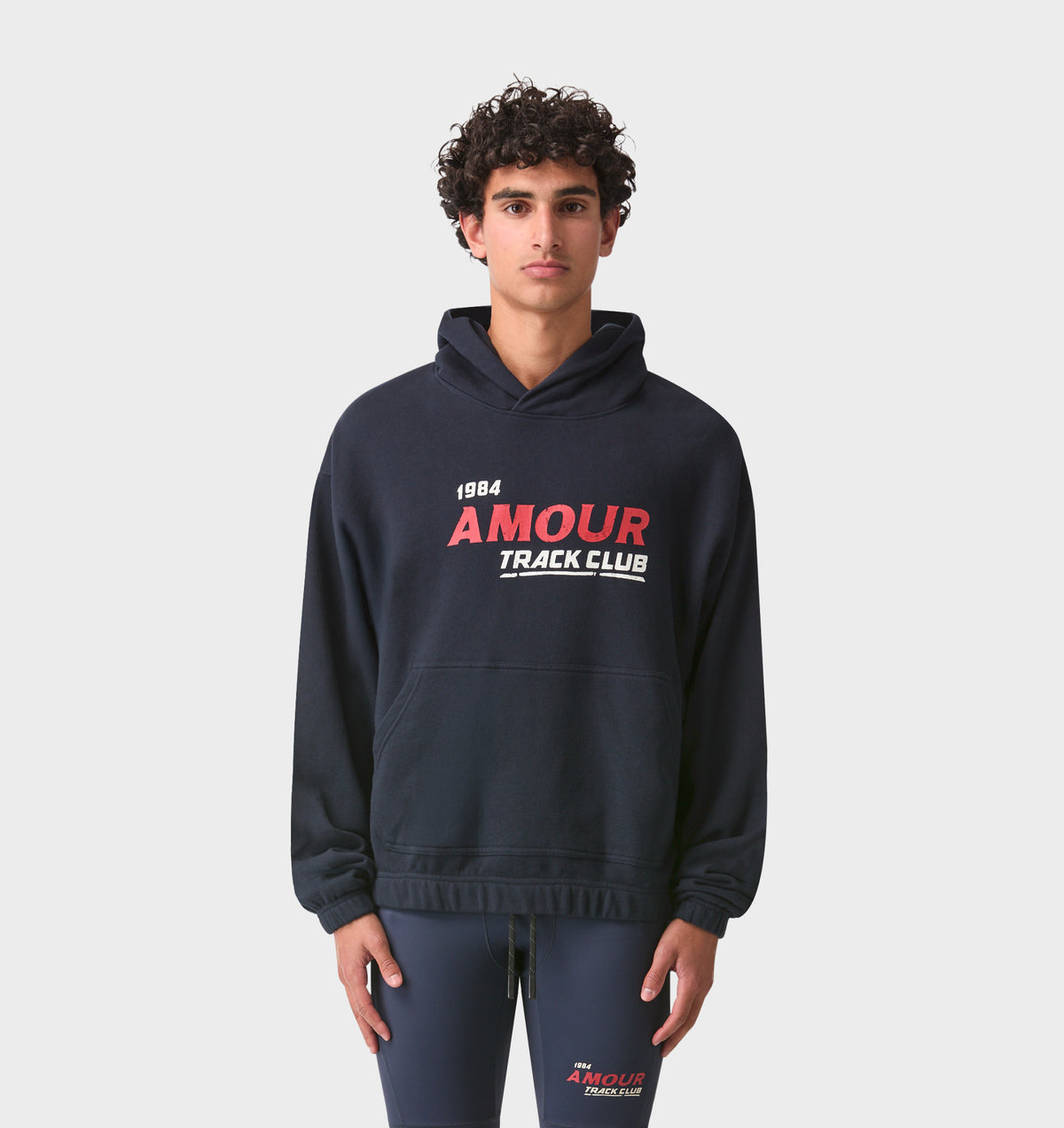Track Club Active Hood - Midnight Navy