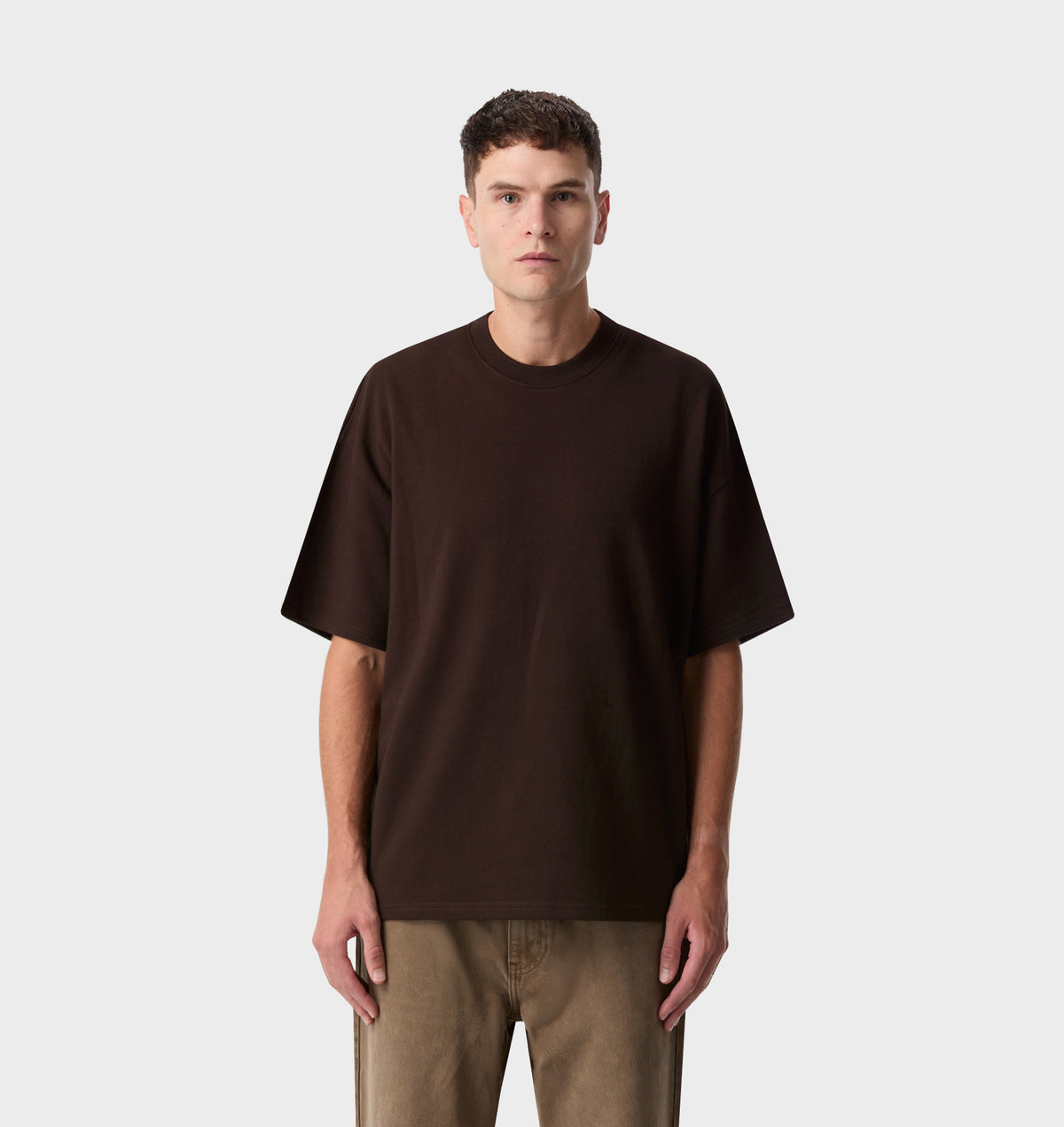Heavy Box Tee 2.0 - Coffee Bean