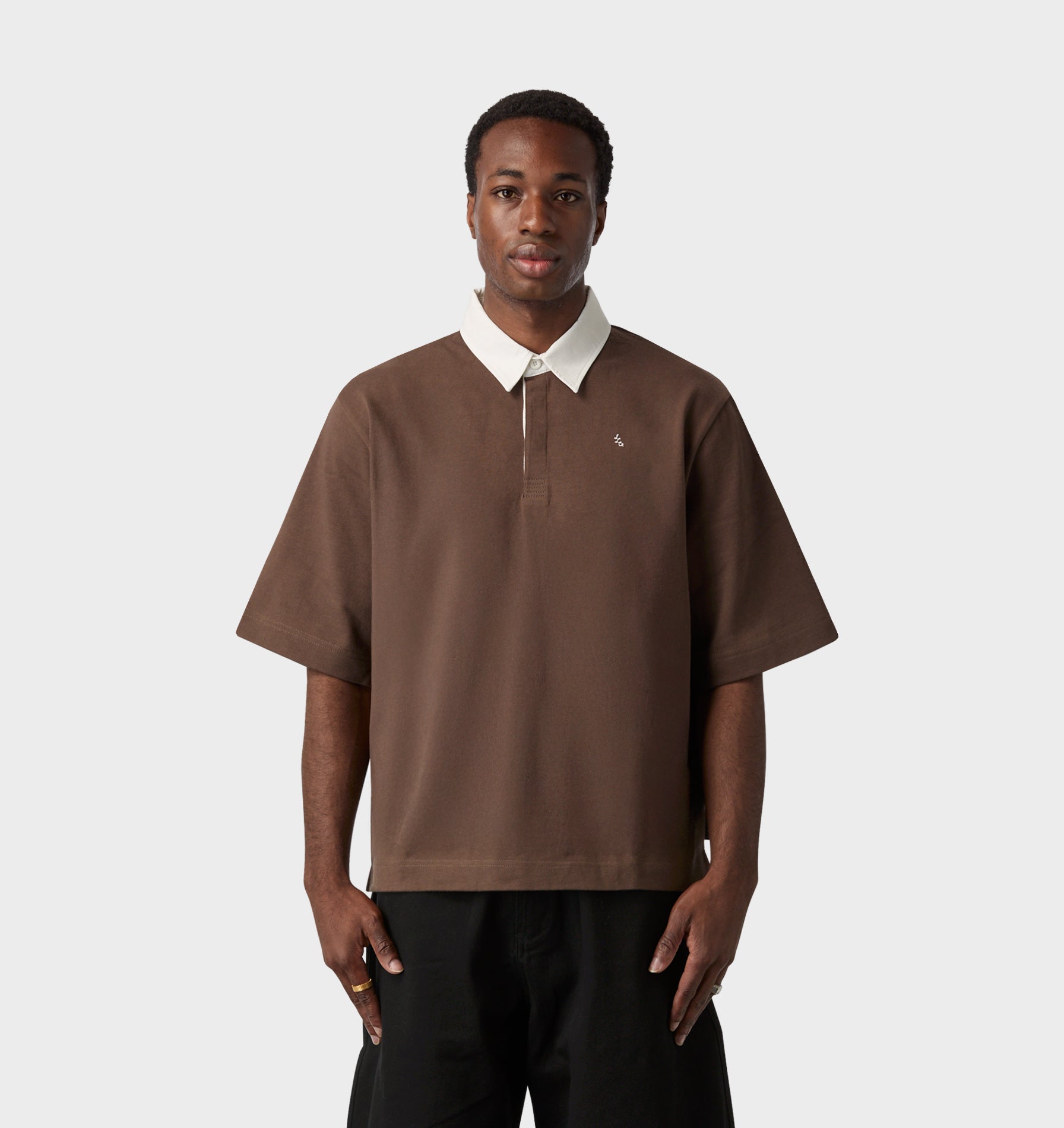 Ardie SS Polo - Fossil Brown | I Love Ugly