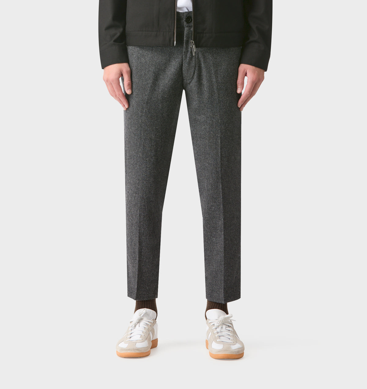 Slim Kobe Pant - Regular - Charcoal Wool