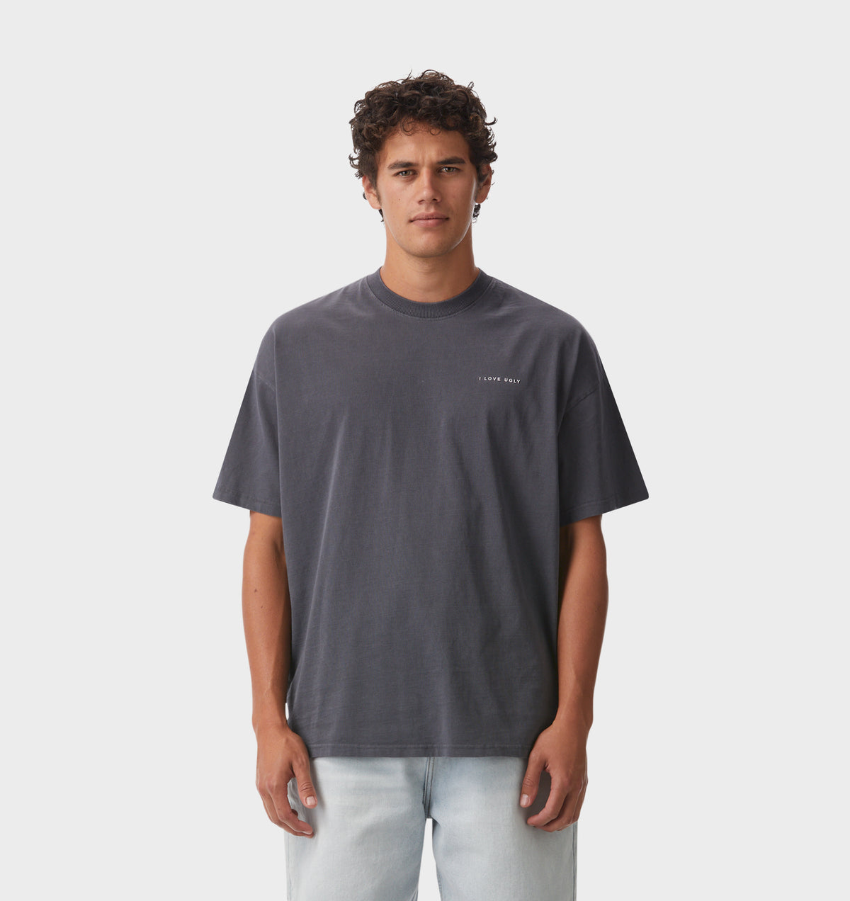 Box Tee - Washed Slate