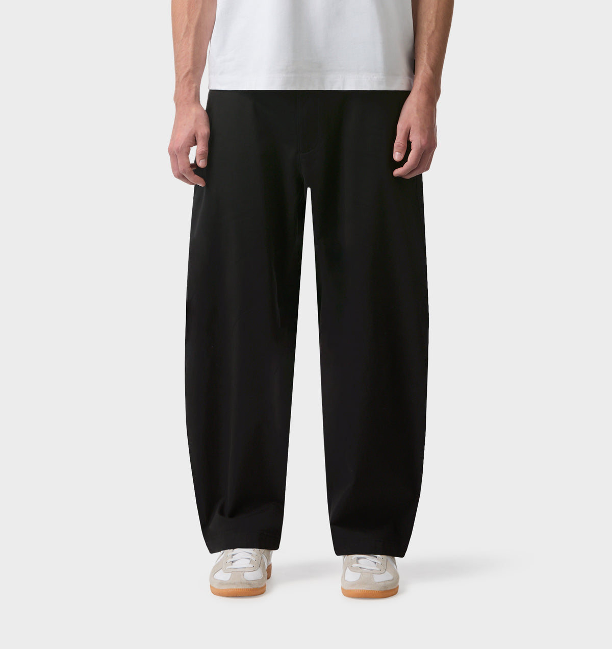 Barrel Leg Pant - Black