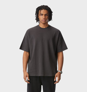 Heavy Box Tee - Charcoal