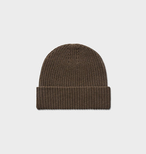 Clifton Wool Beanie - Burnt Olive