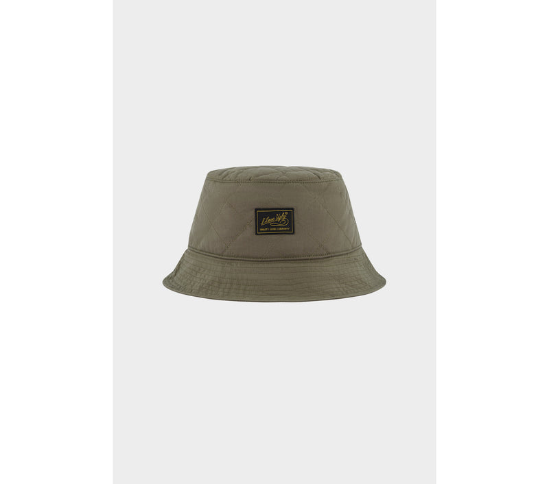 Quilted Bucket Hat - Army Green