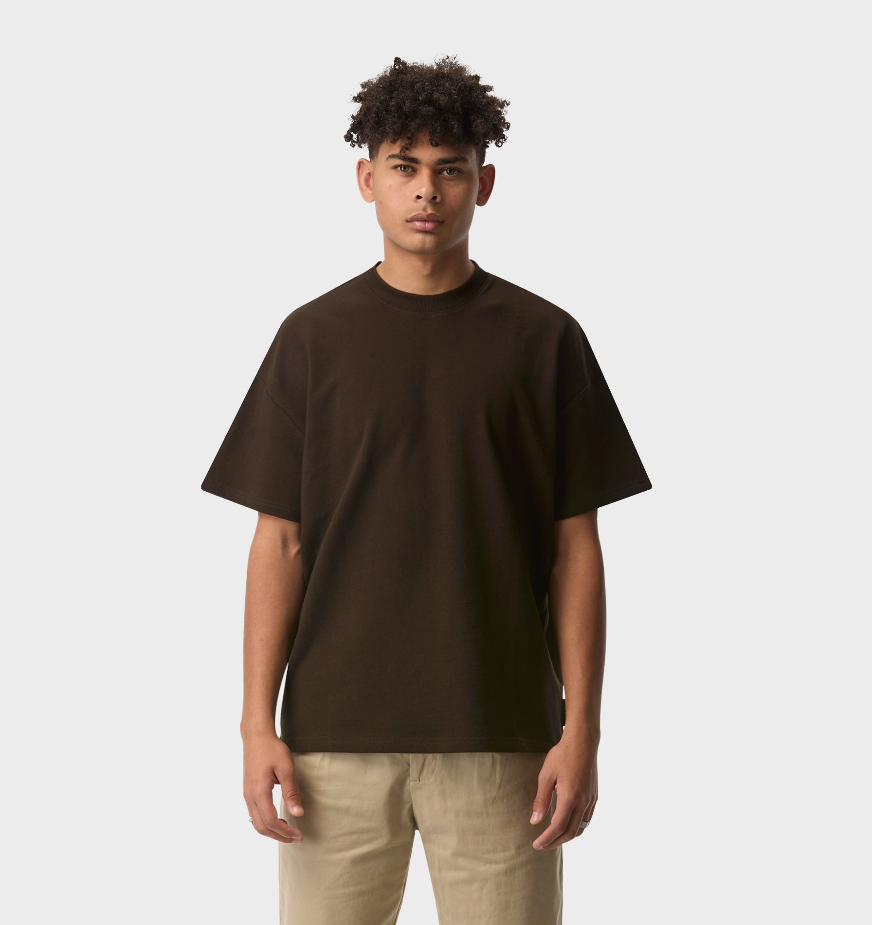 Heavy Box Tee 2.0 - Coffee Bean