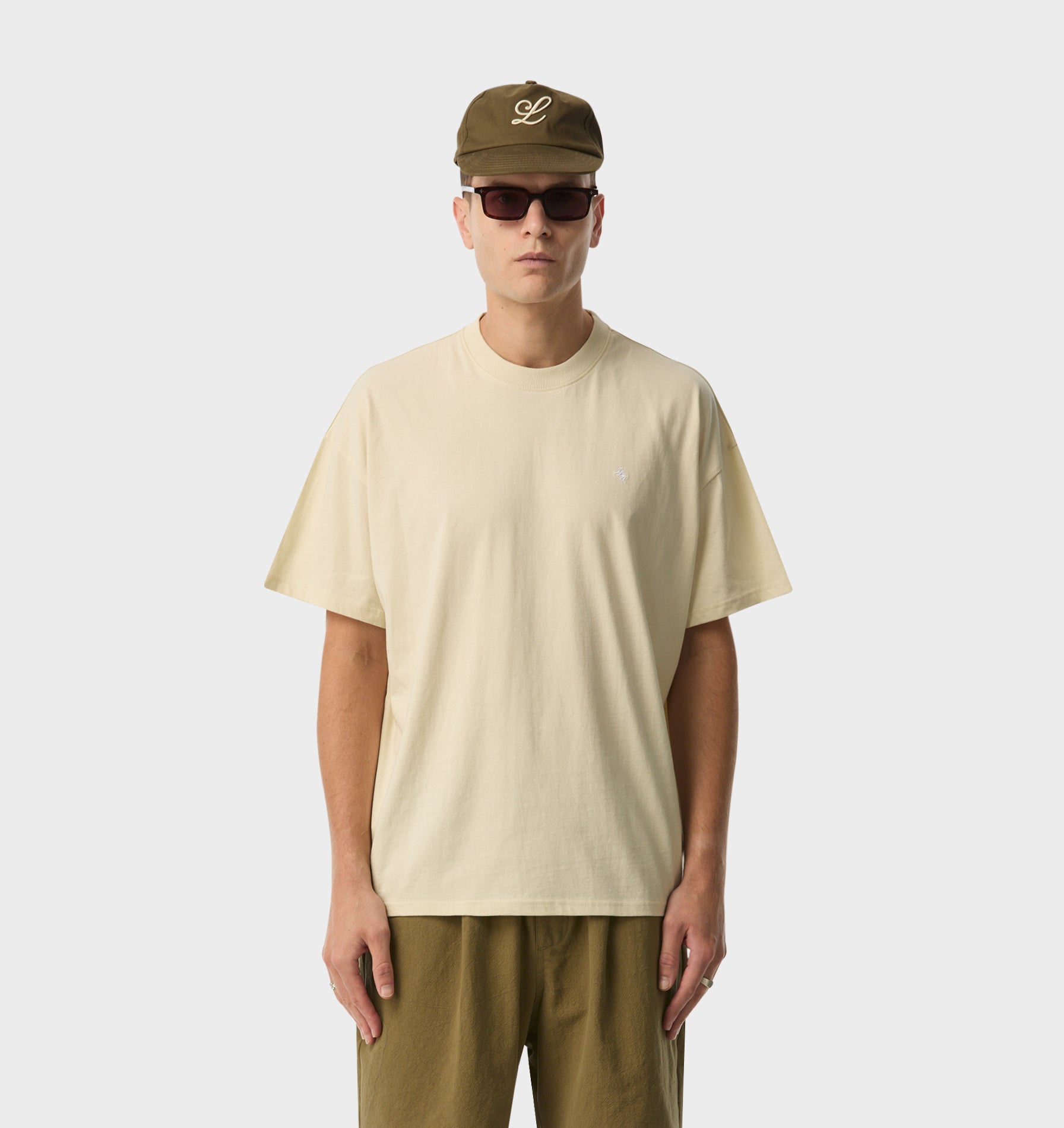 Initial Box Tee 2.0 - Vintage White