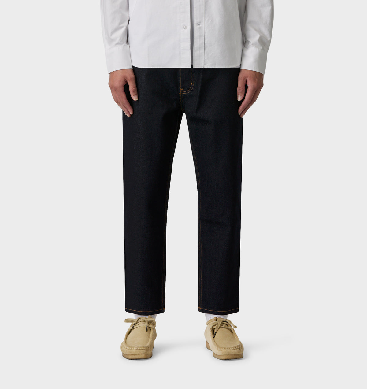 Cropped 90s Denim - Raw Indigo