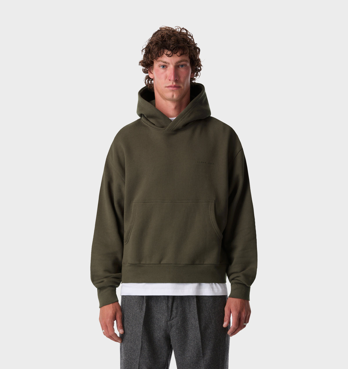 Crop Box Hood - Burnt Olive
