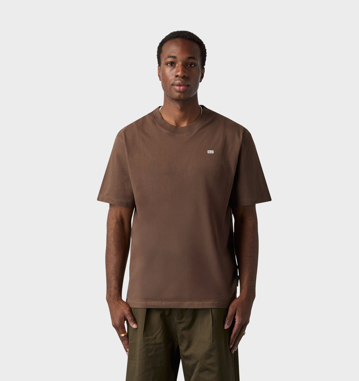 Uniform Logo Tee - Fossil Brown | I Love Ugly
