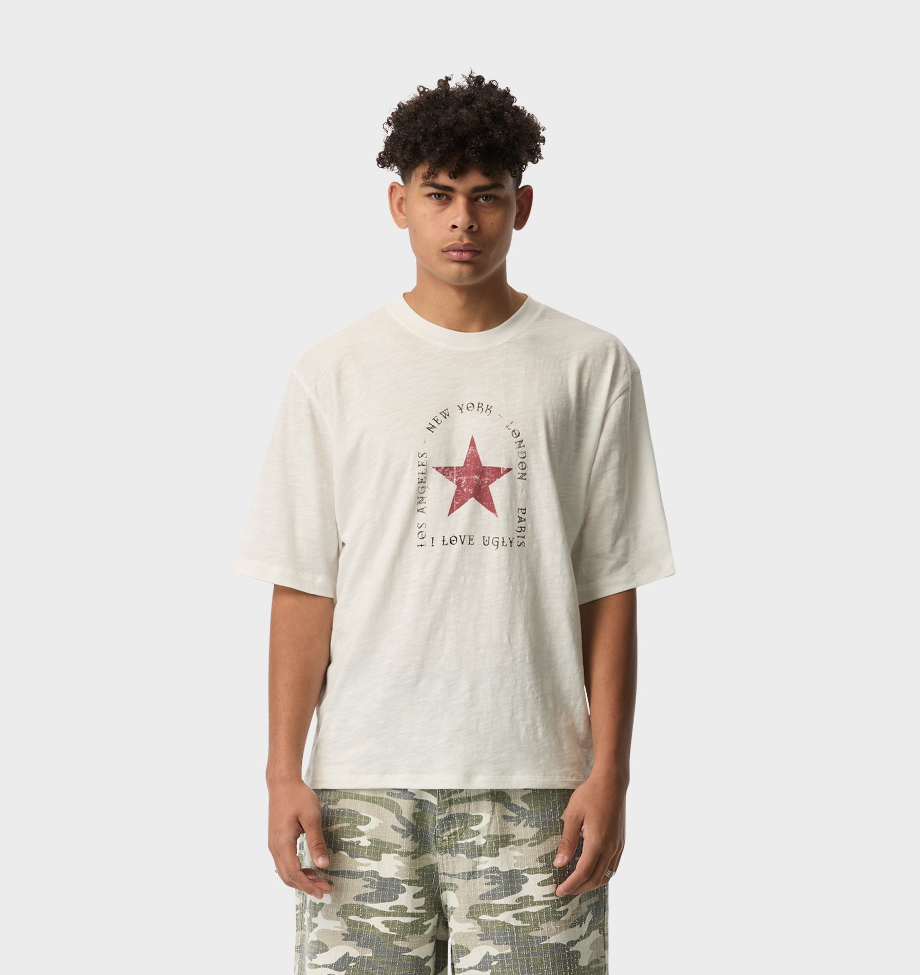 Stardom Slub Isaac Tee - White
