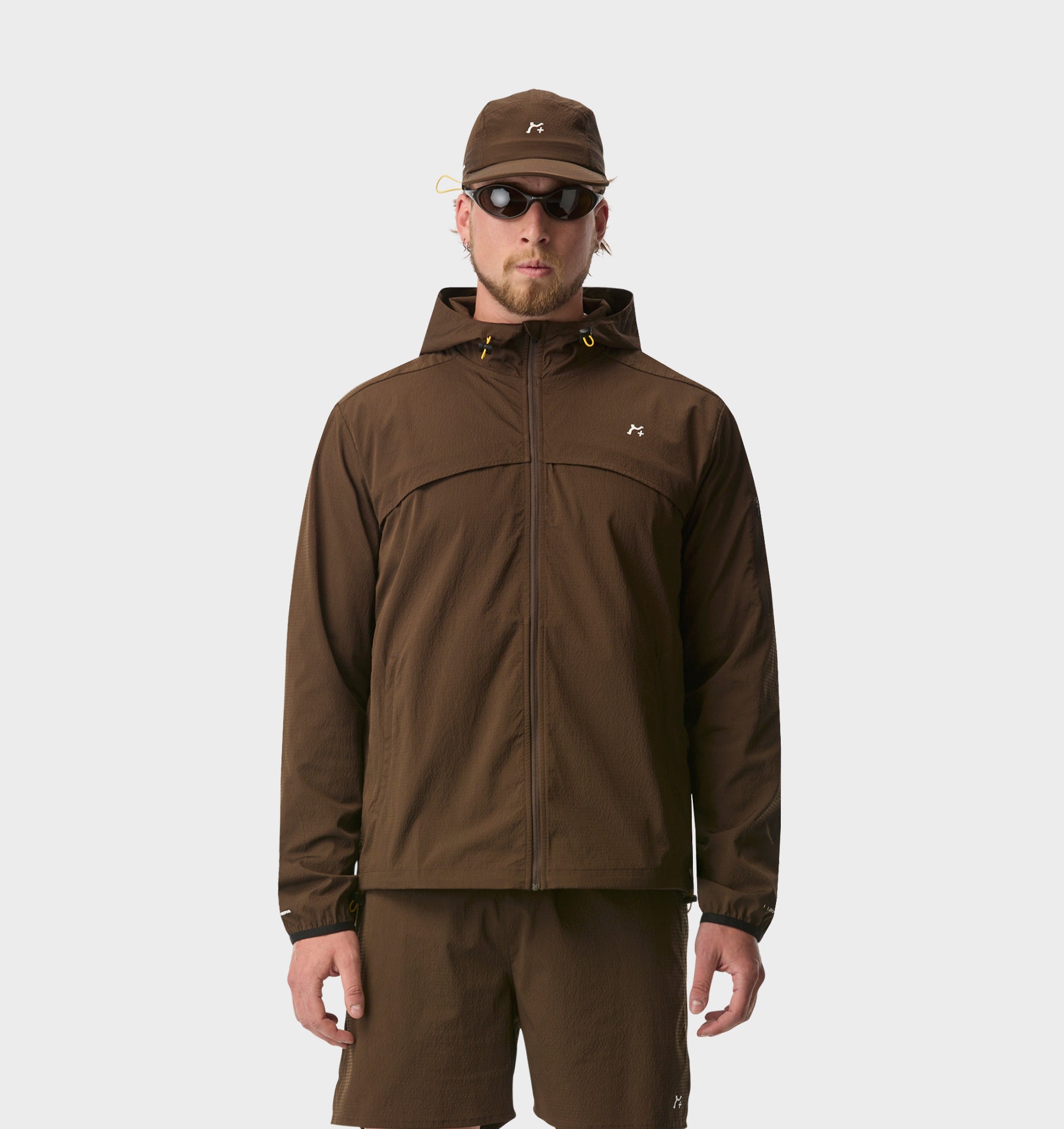 GR X ILU Active Windbreaker - Brown
