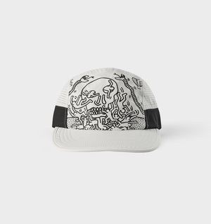 KH Chaos Active 5 Panel Cap - Off White