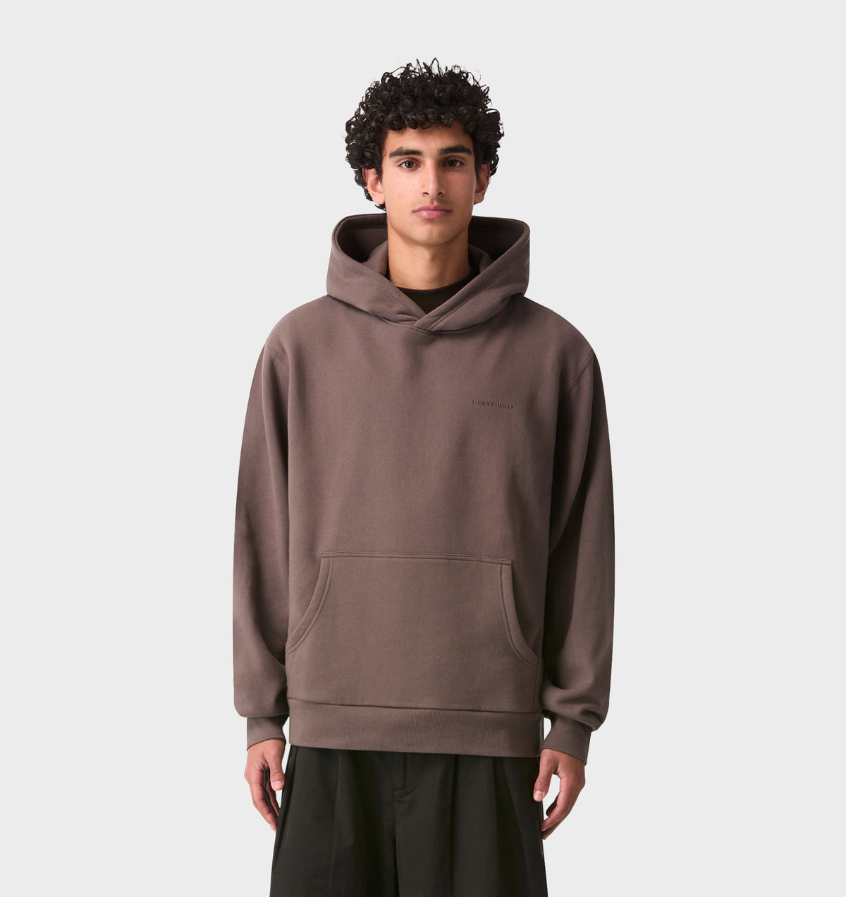 Uniform Logo Hood - Dusky Brown