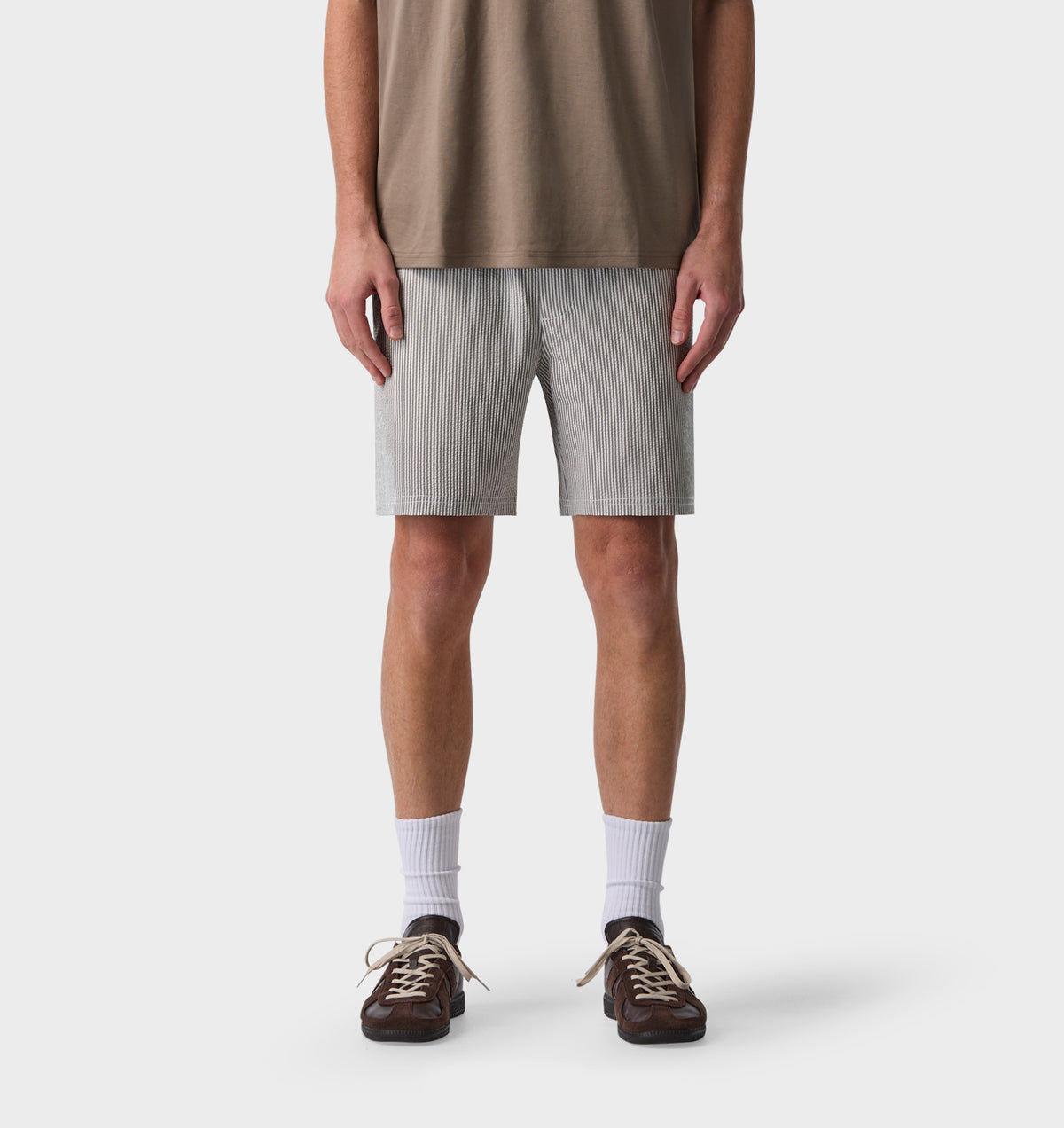 Everyday Short - White/Black Stripe