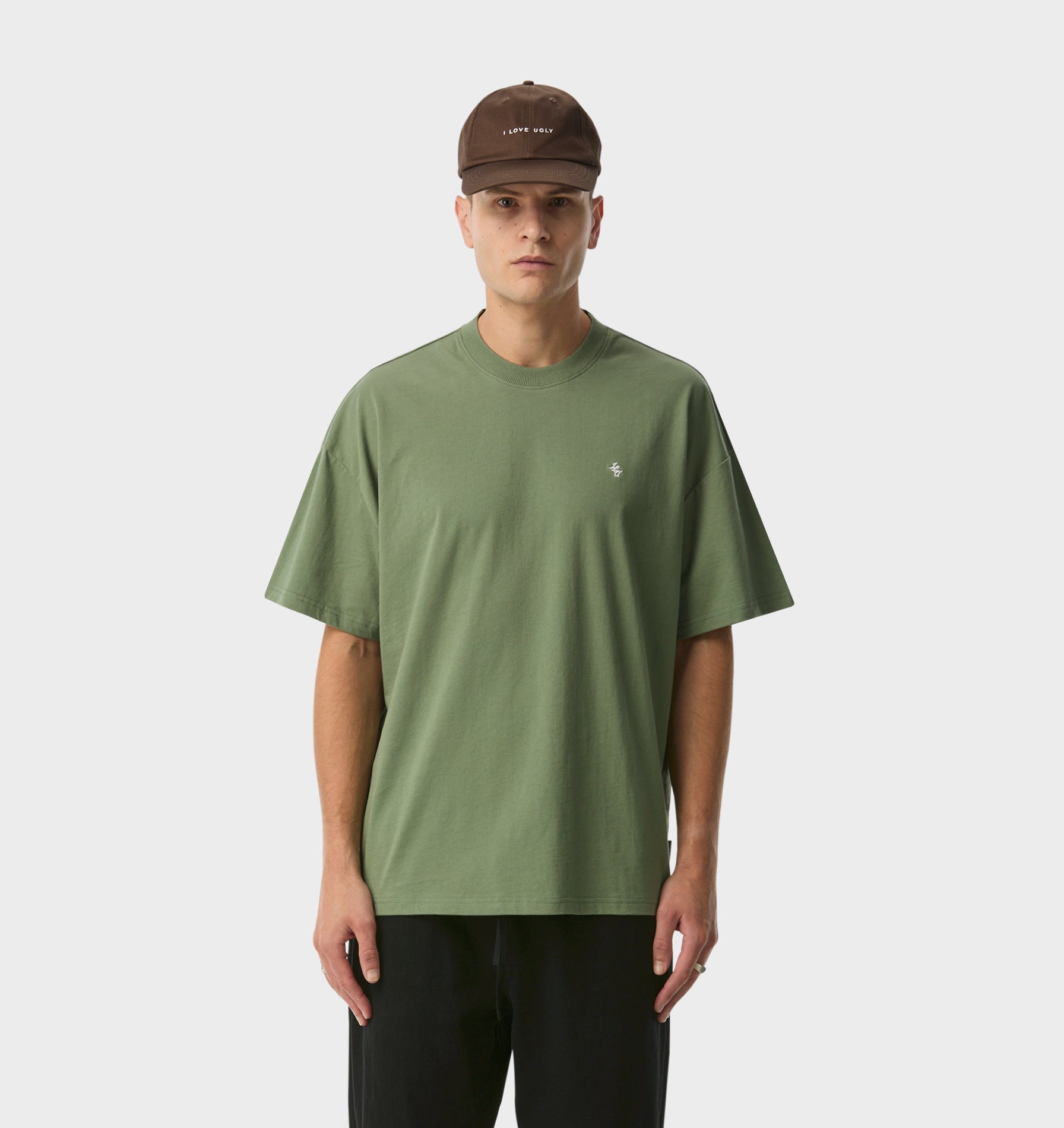 Initial Box Tee 2.0 - Sage