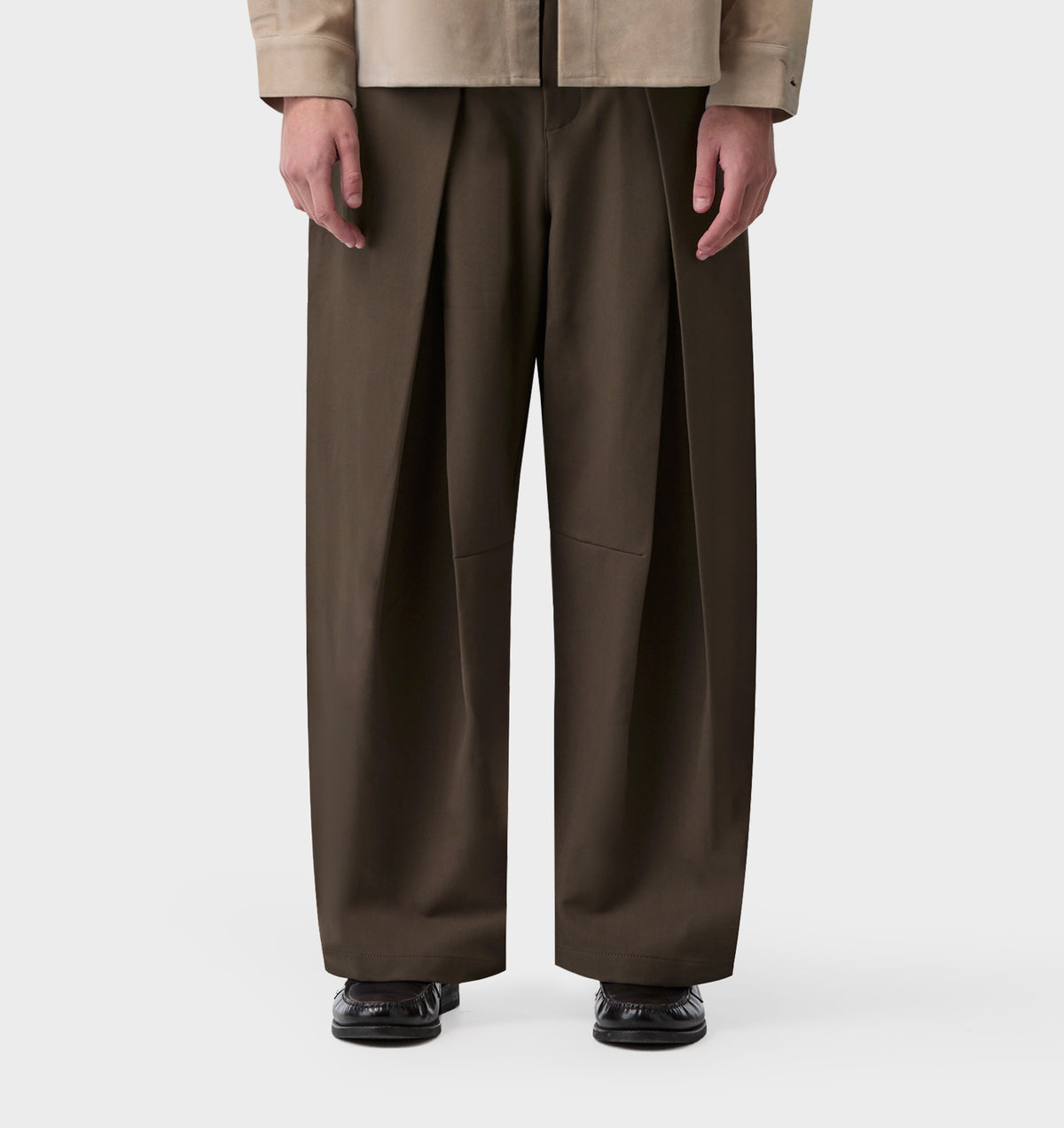 Vermont Pleat Pant - Mushroom
