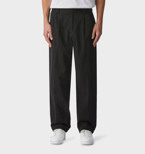 Noah Pleated Pant - Black
