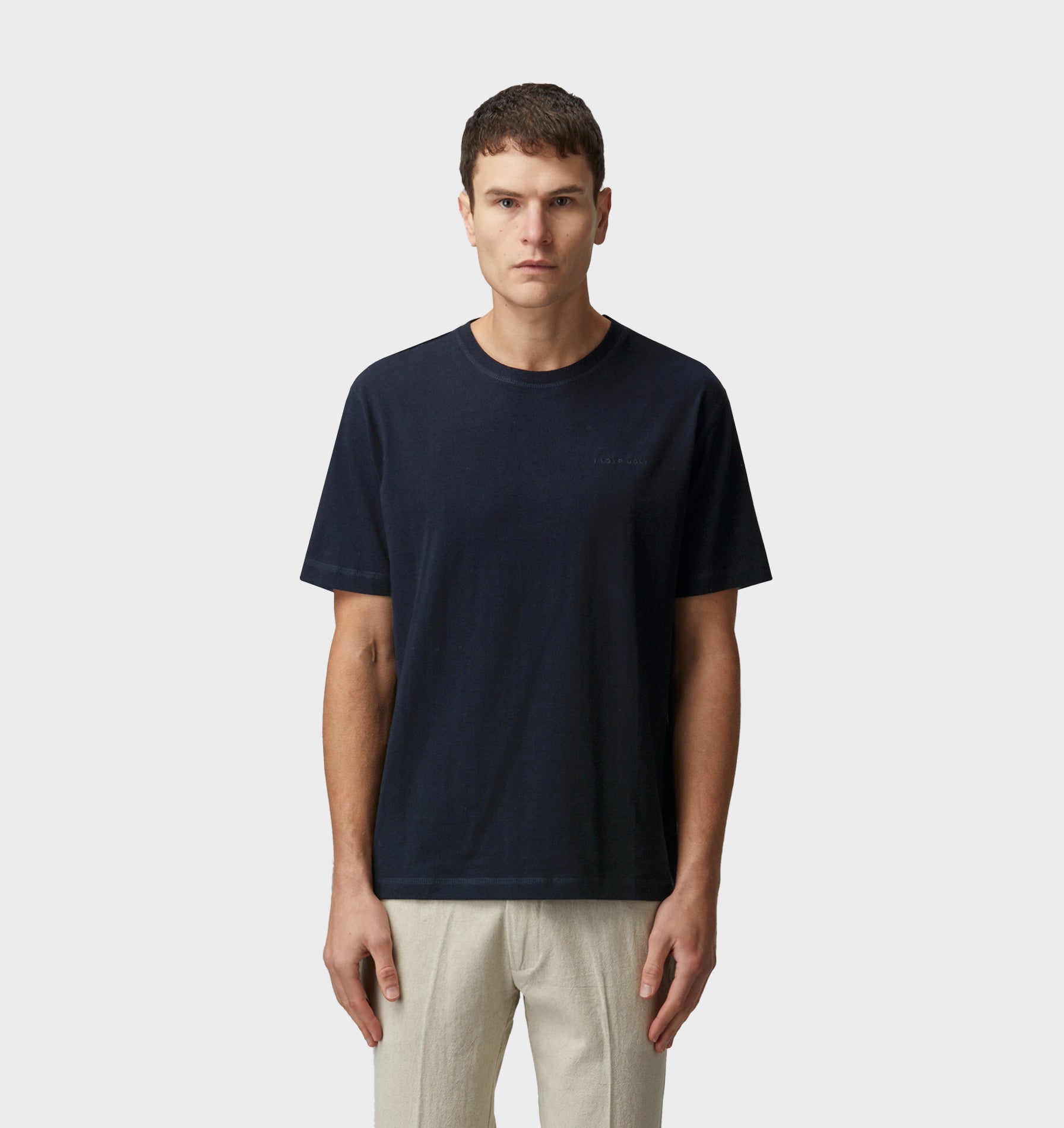 Jeremy Slim Tee - Midnight Navy