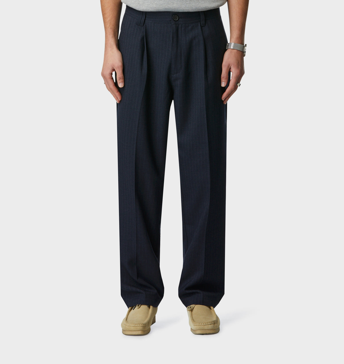 Winston Pant - Navy Pinstripe