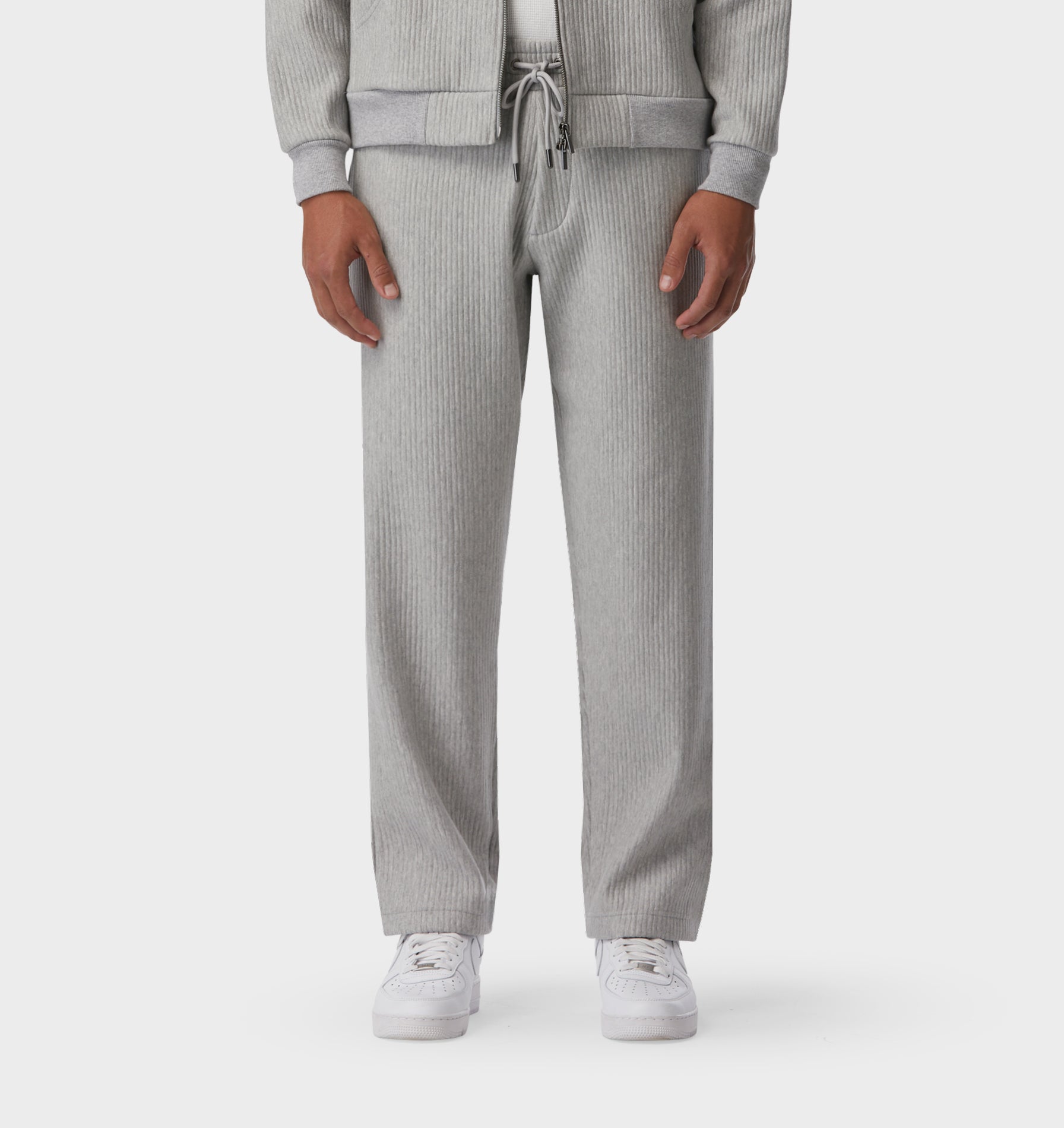 Textured Trackie Pant - Vintage Grey