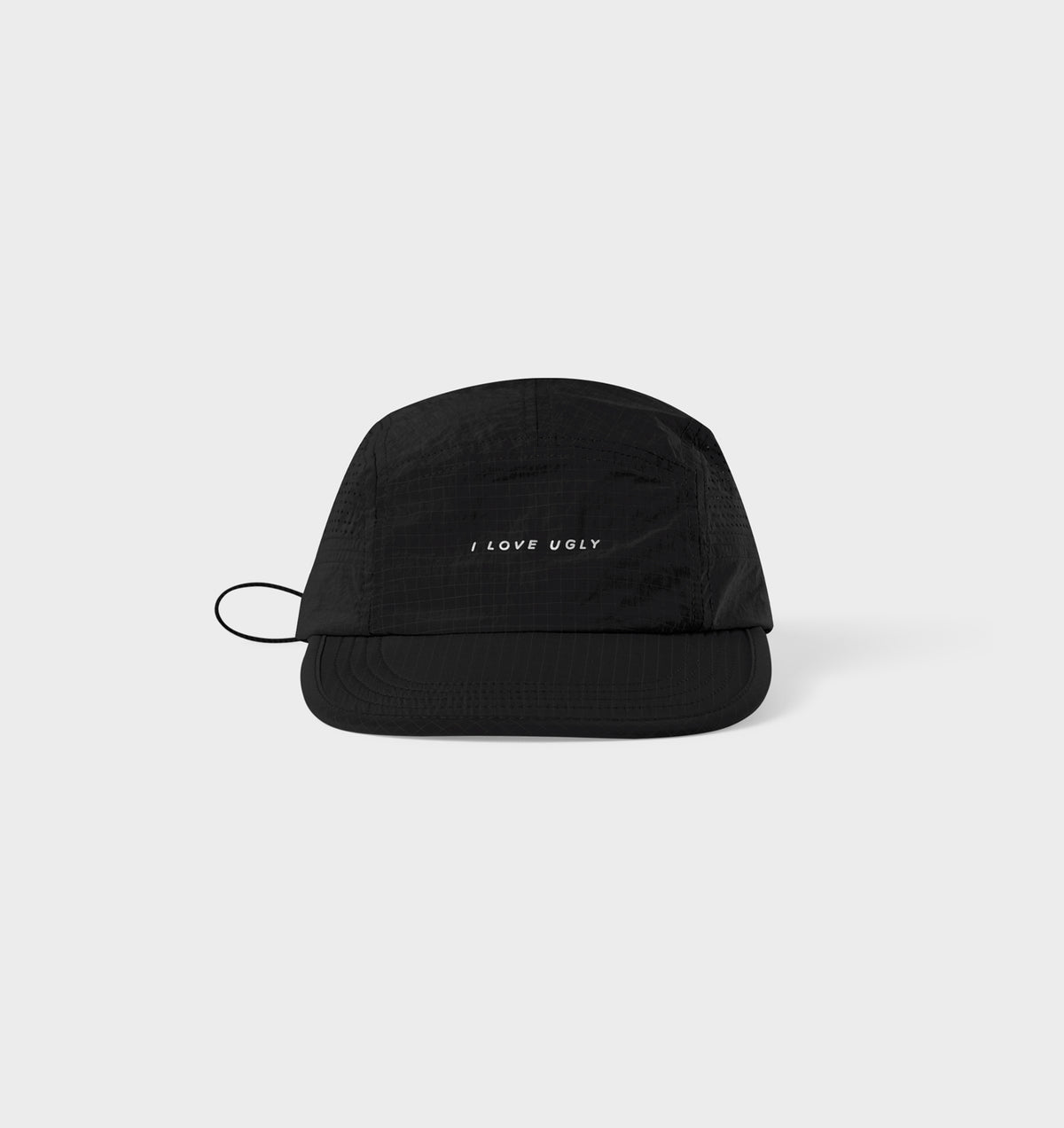 Active Ripstop 5 Panel Cap - Black