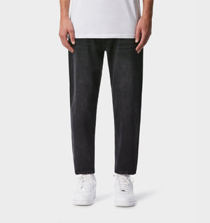 Cropped 90s Denim - Light Vintage Black