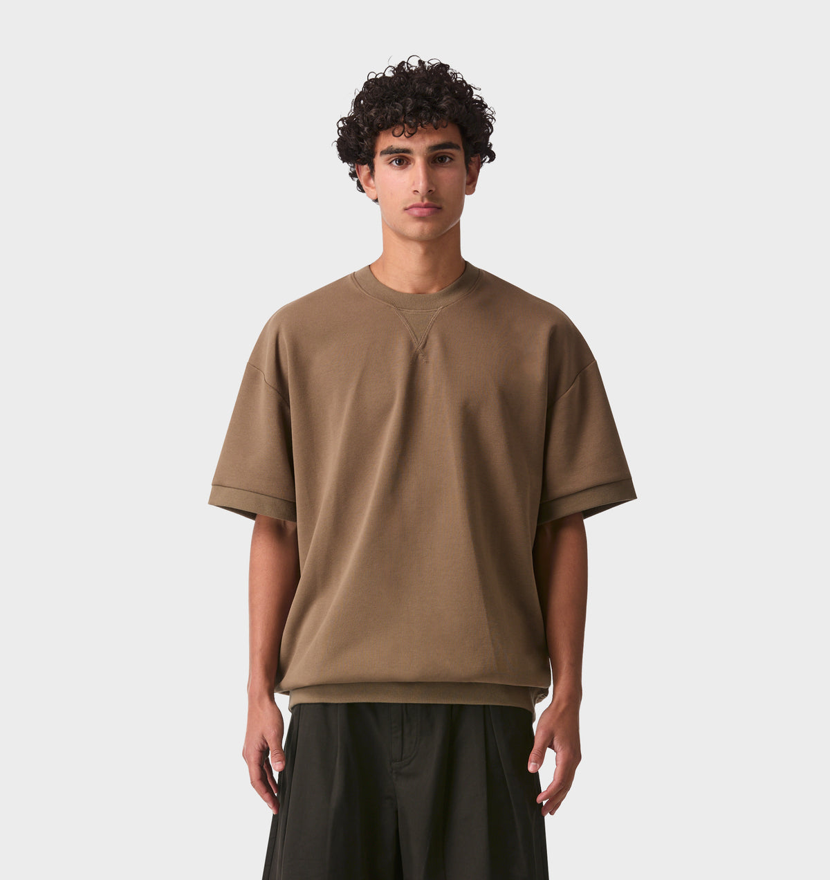 Heavy Cuff Box Tee - Elk