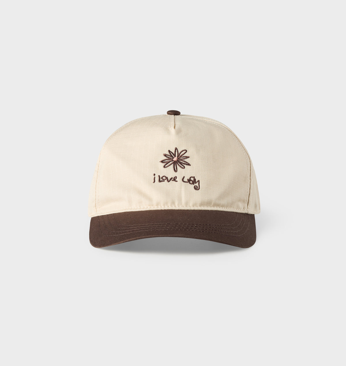 Flores Cap - Fossil Brown/Off White