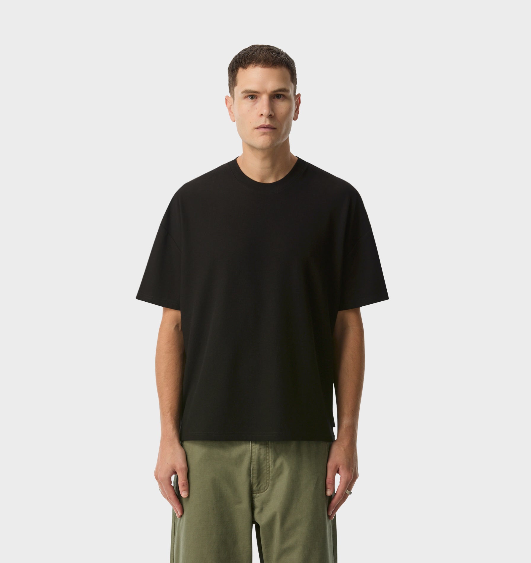 Waffle Lewi Tee - Black