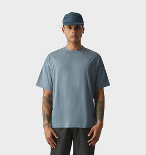 Active Box Tee - Fog Blue