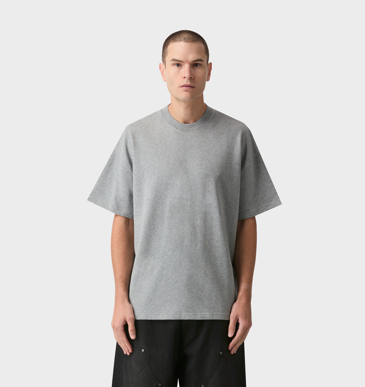 Heavy Box Tee 2.0 - Grey Marle