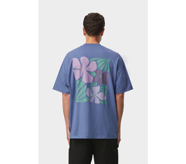 Botanic Box Tee - Dusk Blue