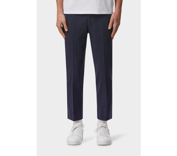 Linen Slim Kobe Pant - Dark Navy