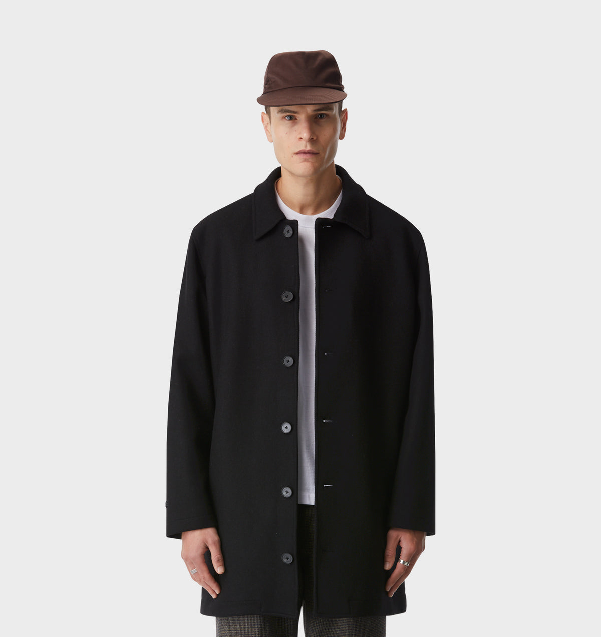 Carson Wool Coat - Black