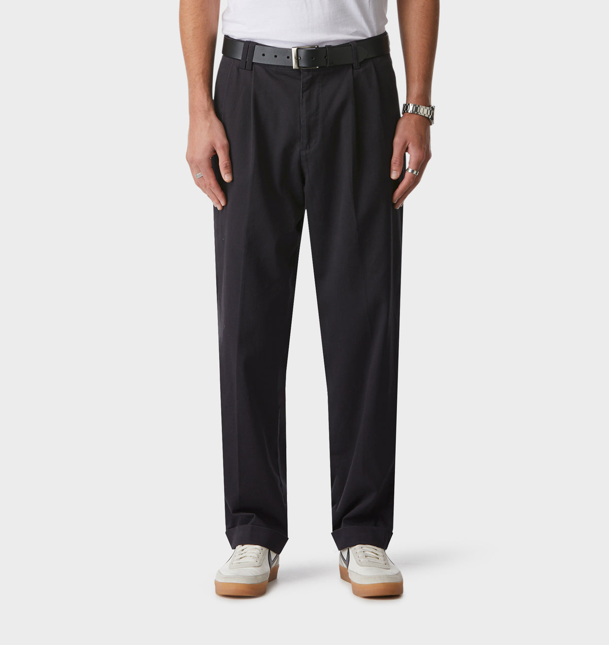 Noah Pleated Pant - Flint