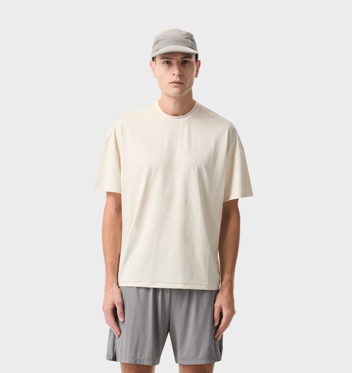 Active Crop Tee - Off White