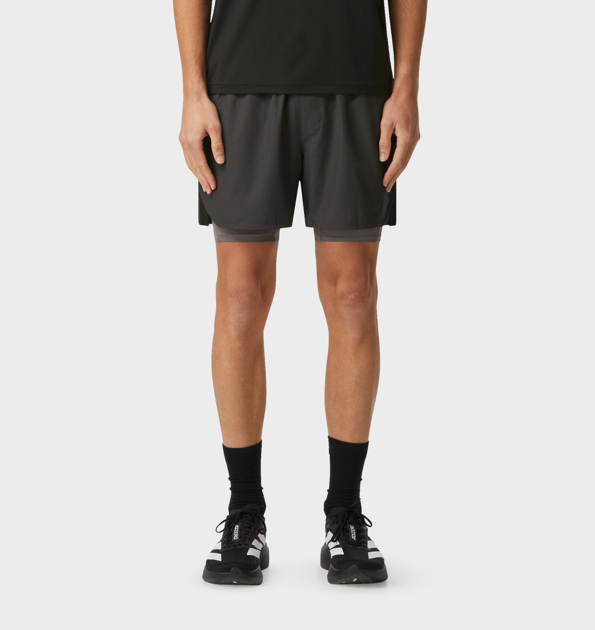 Active 4 Inch Short - Charcoal