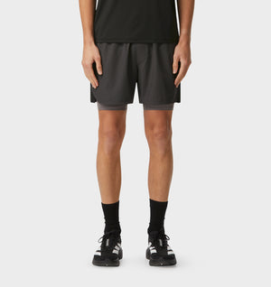 Active 4 Inch Short - Charcoal
