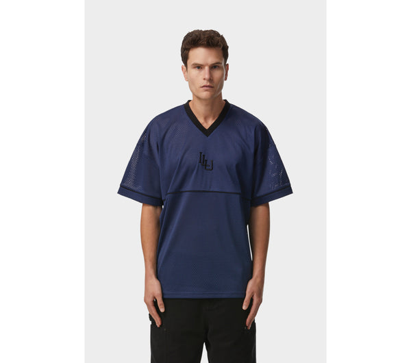 Mesh Football Jersey - Navy