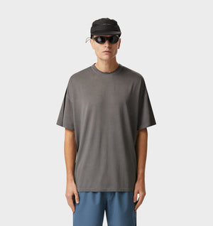 Active Box Tee - Washed Black