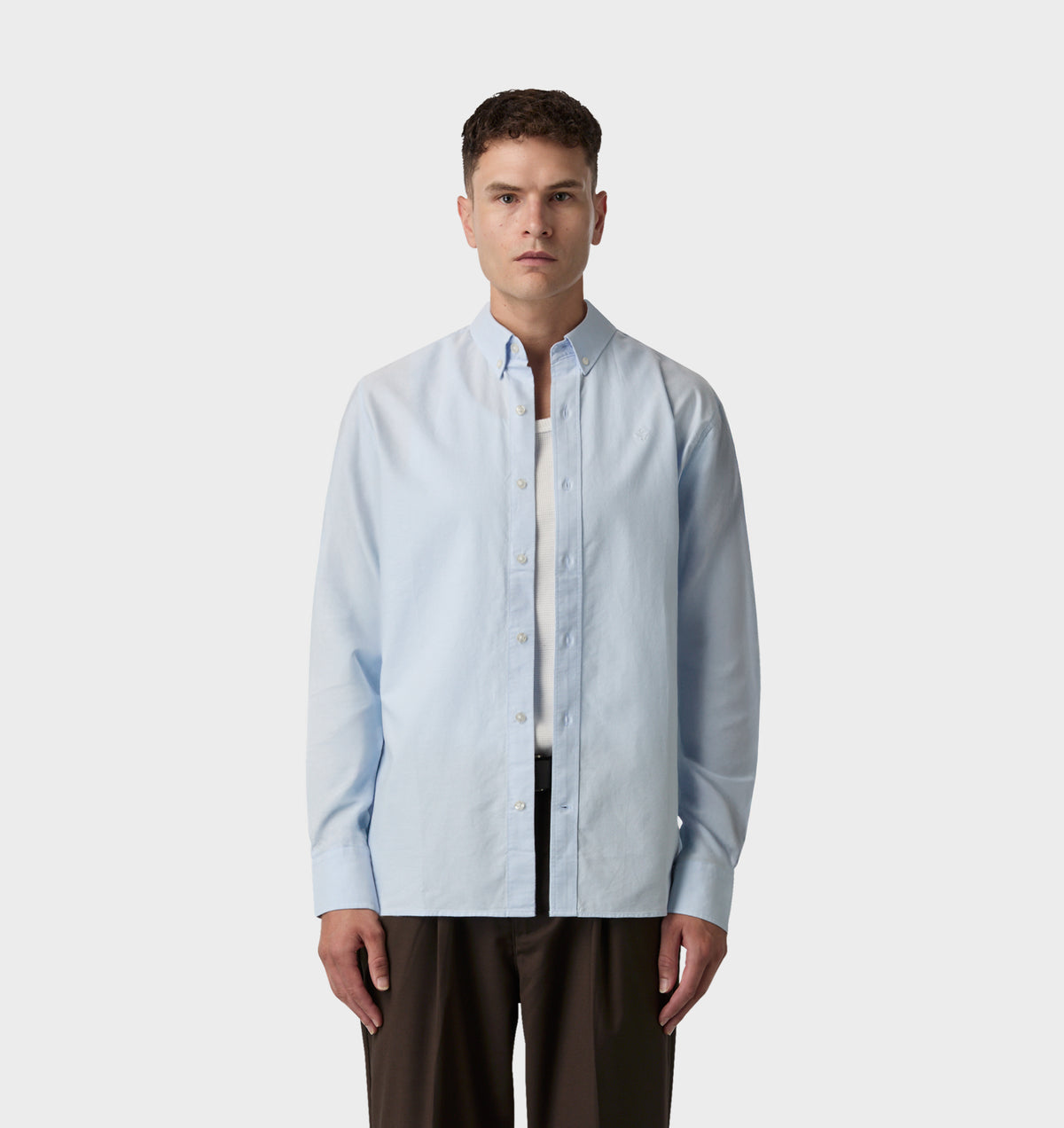 Ralph LS Shirt - Pale Blue