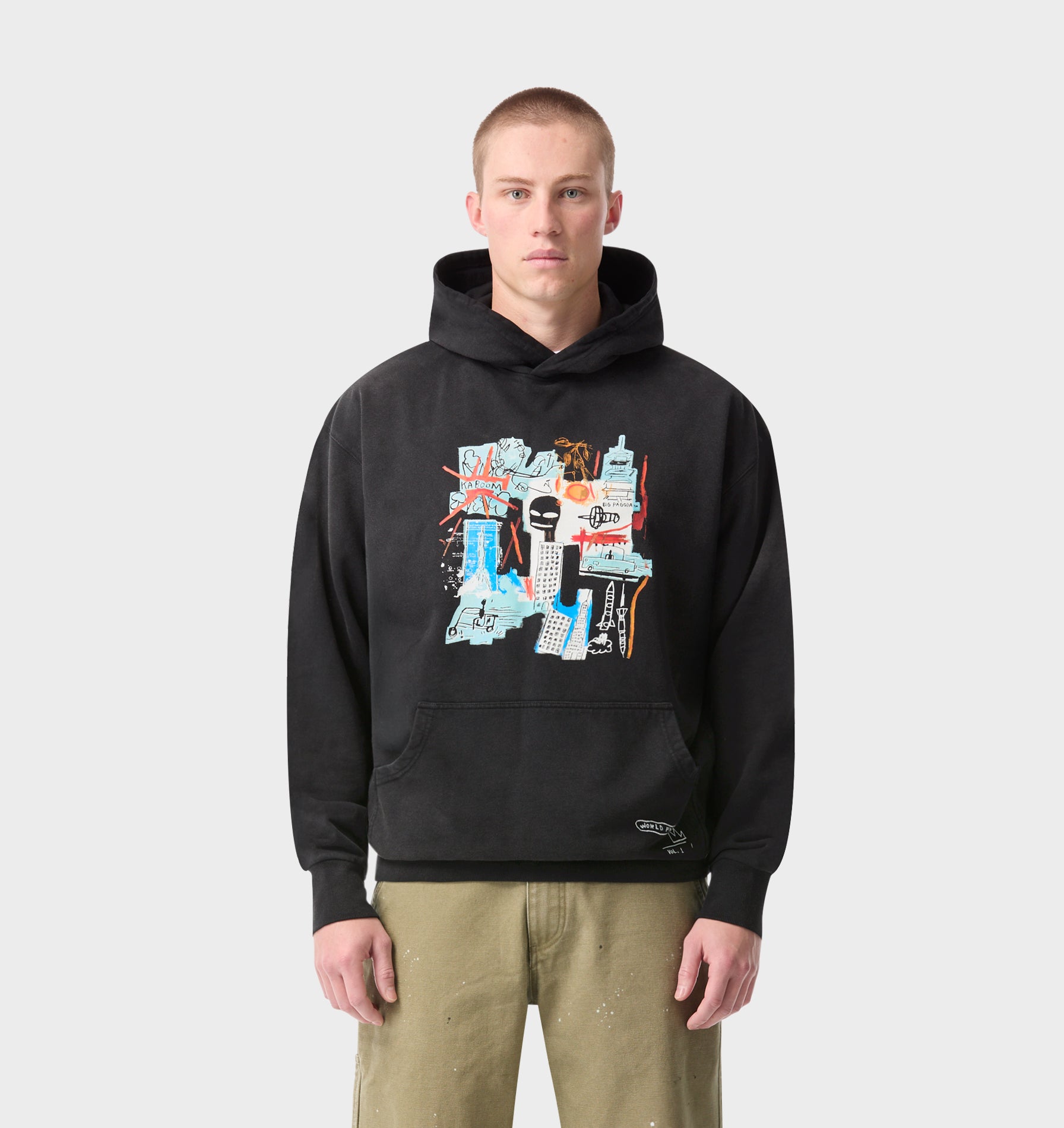 Basquiat Carbon Box Hood 2.0  - Faded Black