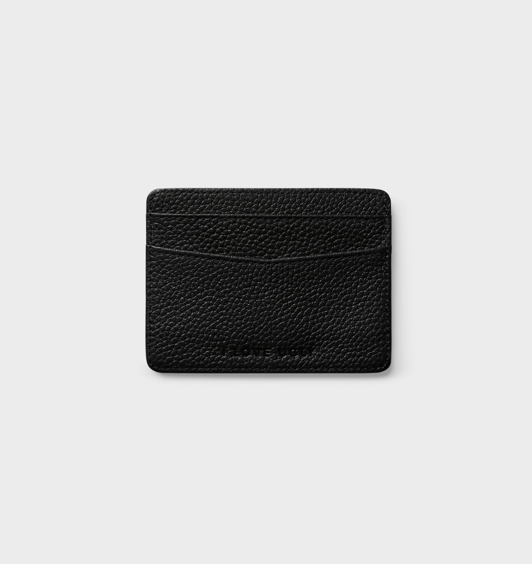 Kingsley Leather Card holder - Black